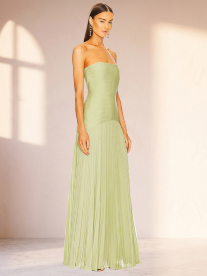 Abito Elara — Maxi in Mesh e Chiffon