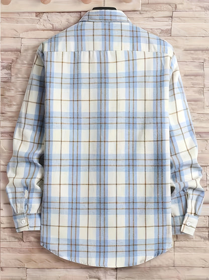 Modern Plaid Flannel Shirt